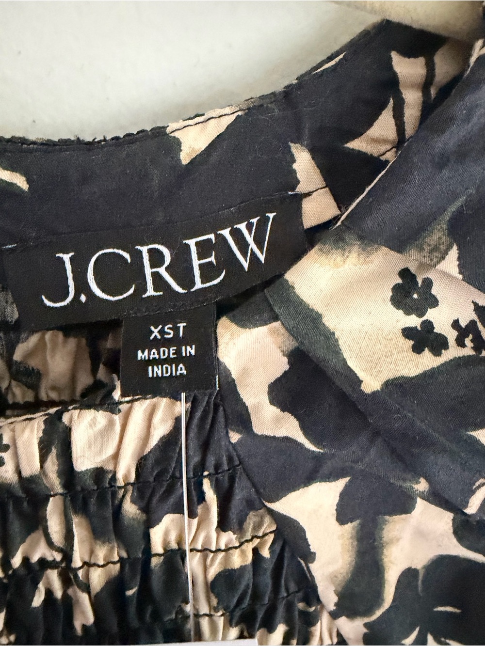 NWT! J. CREW Meadow Puff Sleeve Midi Dress In Cotton Poplin Floral Size XS T - Picture 5 of 5